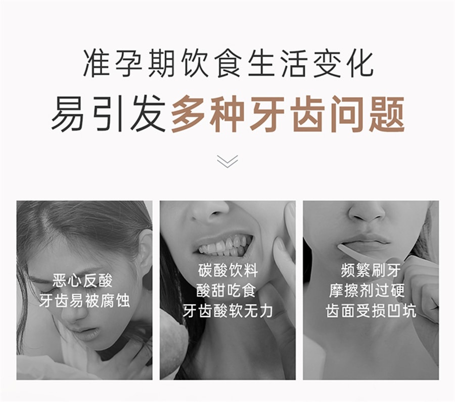 【中國直郵】袋鼠媽媽 準孕婦牙膏專用不含氟清新口氣口腔護理牙齒可用 100g/支