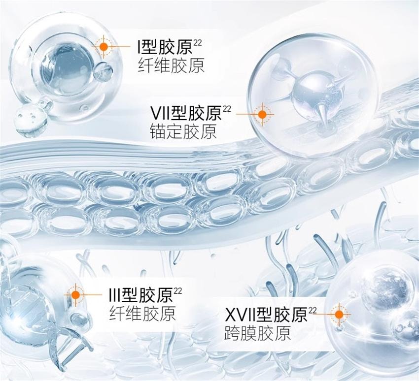 【中国直邮】 PECHOIN 百雀羚 胶原水光面膜 睡眠补水免洗软膜保湿淡纹抗皱紧致涂抹式面膜 10支/盒