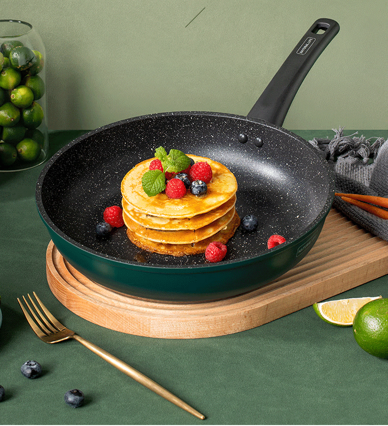 爱仕达 28cm平底锅不粘锅牛排煎蛋烙饼家用不粘煎锅