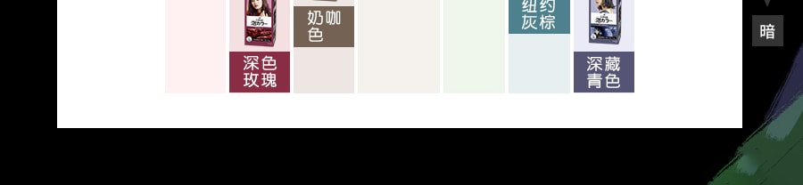 【热销网红色】日本KAO花王 LIESE PRETTIA 泡沫染发剂 #纽约灰棕 单组入