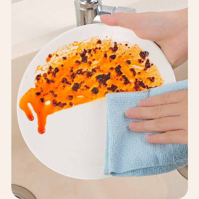 【中国直邮】 抽取式抹布厨房专用吸水清洁巾22x22cm洗碗布 20条灰色