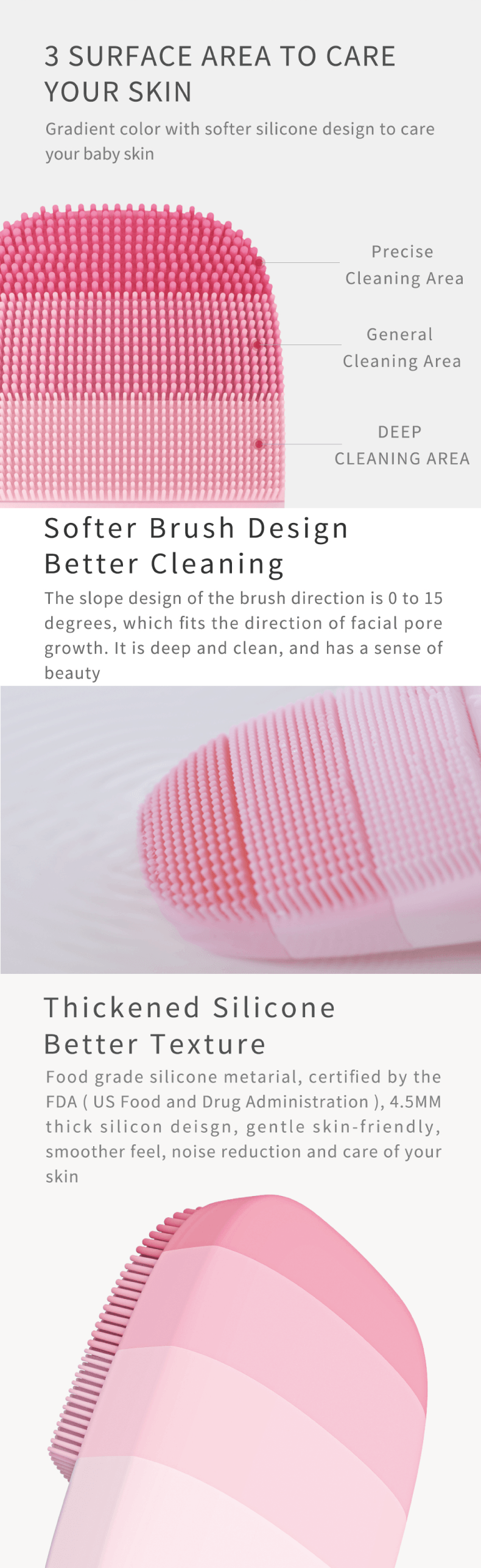 [inFace品牌旗艦店]inFace聲波潔面儀- 橙色 1pc