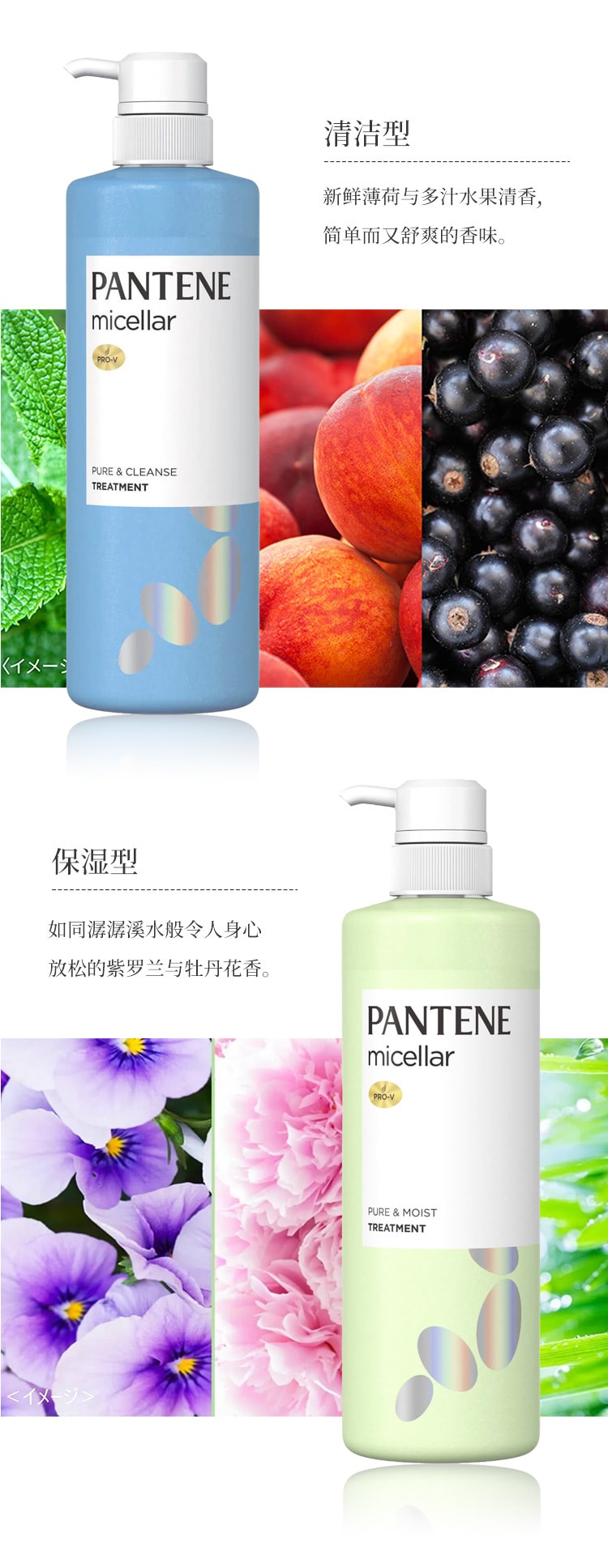 日本P&G宝洁 PANTENE潘婷 深层清洁头皮控油护发素 500g