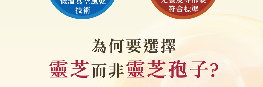VITA GREEN维特健灵 纯野生五色灵芝 60粒 每日两粒补五脏 宁神安眠提升睡眠质素 增强活力抗氧化能力
