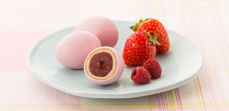 【日本直邮】日本传统老铺 银座玉屋 期限限定 草莓巧克力蛋 4枚装