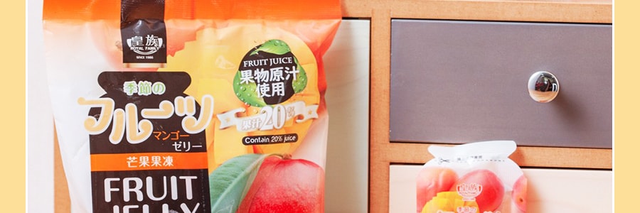 台湾皇族 天然果汁果冻 芒果口味 8包入 160g