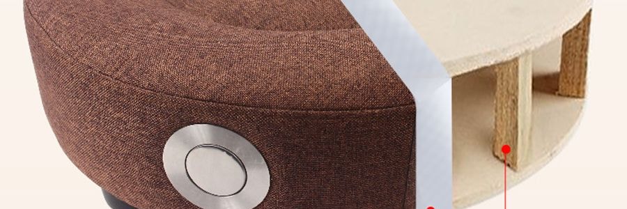 綠碎花艾灸坐墊 蒲團燻蒸儀坐灸墊盒 隨身灸家用臀部椅 盆宮寒艾炙器具凳【控溫】+薑盤+濾煙罩+艾柱54粒+鑷子+穴位圖 40*10cm