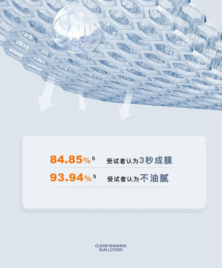 【中国直邮】悠宜(unny club)  光护 摇摇乐防晒乳 防水防汗 防晒伤清爽不油   国货之光  SPF50+ PA++++  50ml