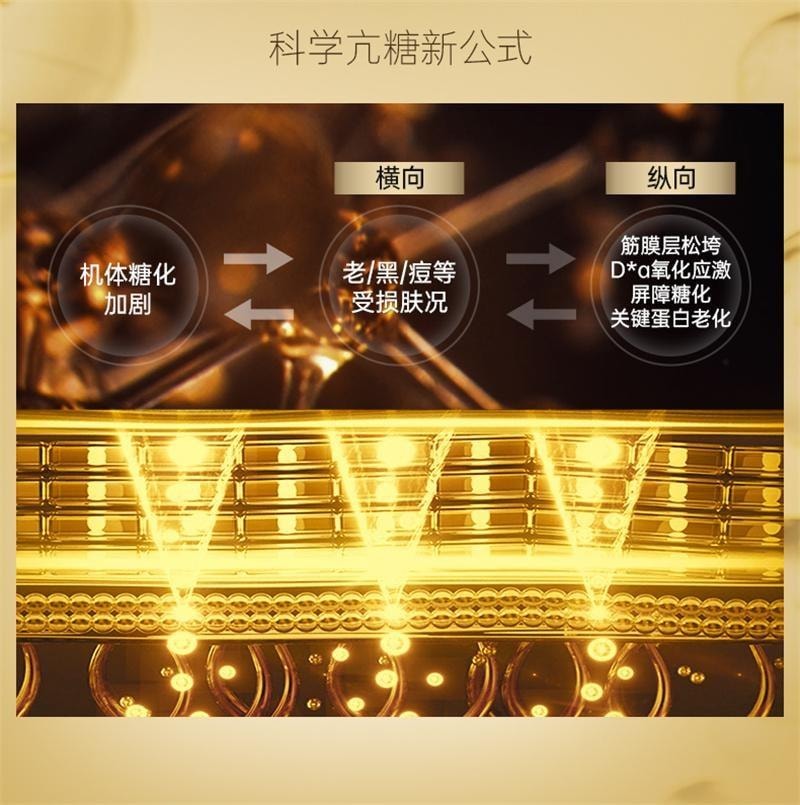 【中国直邮】 碧维斯 六代抗糖丸 活性抗糖丸饮祛黄淡纹抗氧抵御糖化30粒/盒