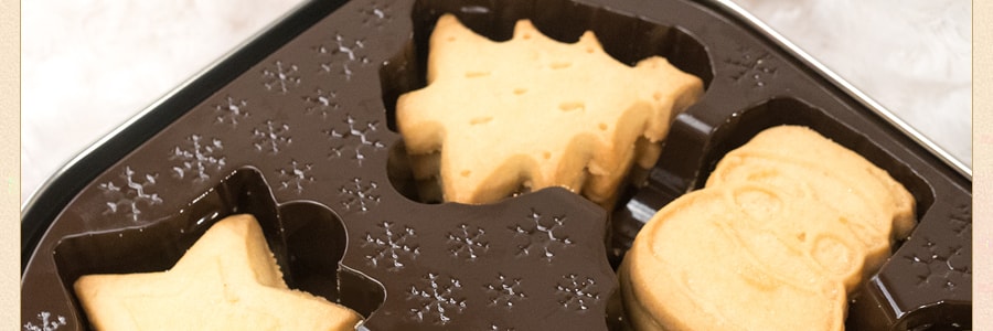 蘇格蘭WALKERS 蘇格蘭皇家奶油系列 聖誕造型奶油曲奇餅乾禮盒 350g