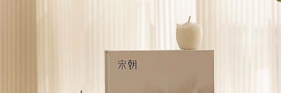 宋朝 雅集香薰蜡烛礼盒 香氛礼物 节日礼盒伴手礼 香薰蜡烛*7 融蜡器皿*1