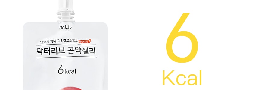 韓國DR.LIV 低糖低卡蒟蒻果凍 芒果味 150g 代餐 膳食補充劑 滿滿的飽腹感