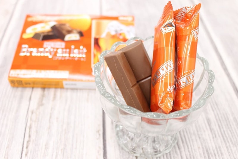 【日本直邮】DHL直邮3-5天到  日本本土版 明治MEIJI 最新限定 巧克力 橘子白兰地味  4条装 更新包装