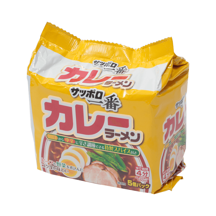 SAPPORO 1ST  Curry Ramen 5 Packs