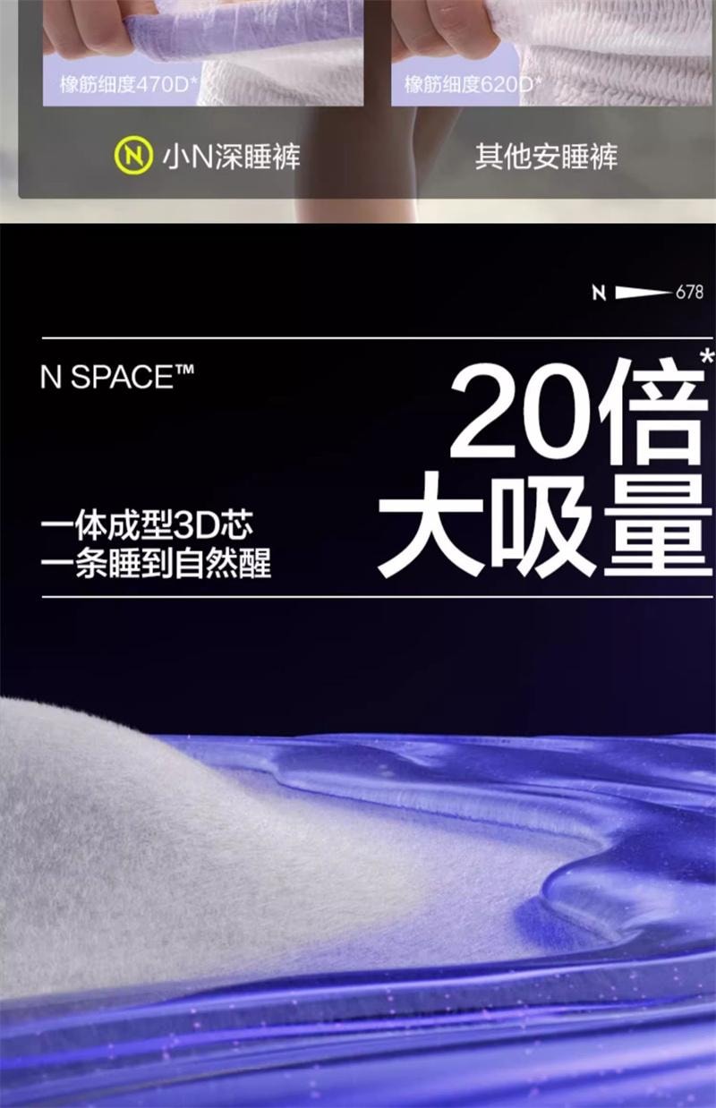 【中国直邮】 Bc Babycare Babycare小N产妇安心裤产后安睡裤防漏超柔 8条 S-M码