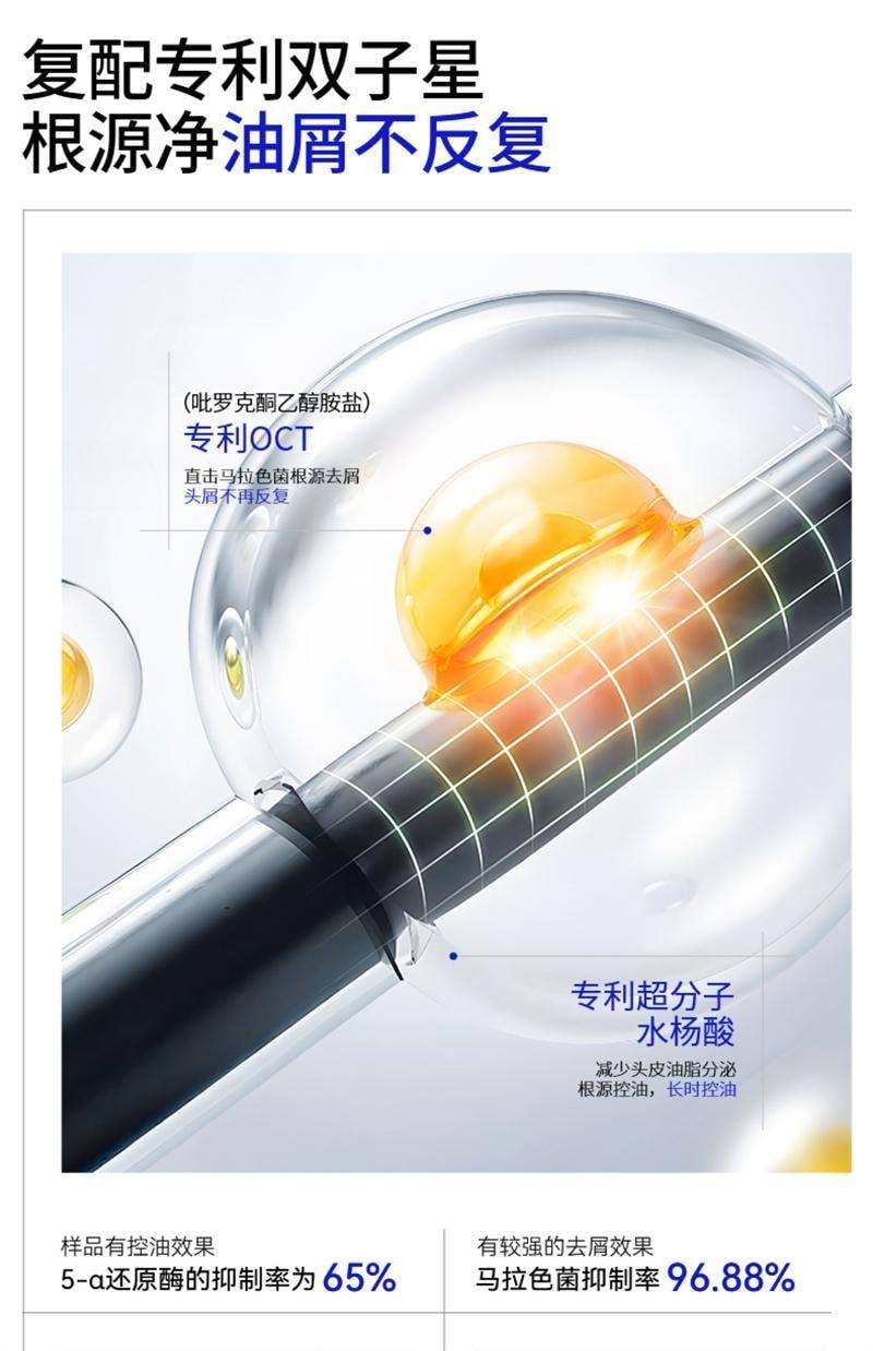 【中國直郵】 EHD 二硫化硒控油去屑洗髮精 毛囊清潔蓬鬆洗頭露膏男女 400ml