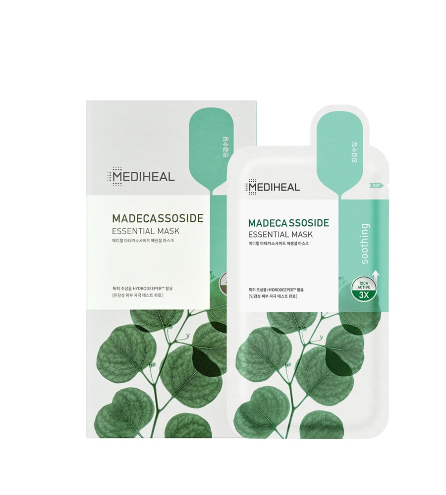  韓國 MEDIHEAL美迪惠爾 提亮保濕 玻尿酸補水面膜 10片/盒.