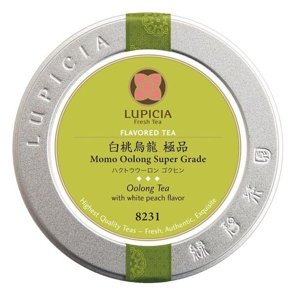 【日本直郵】日本 LUPICIA 綠碧茶園 白桃烏龍茶葉 罐裝 50g #8231(每單贈茶葉過濾袋1包70枚)