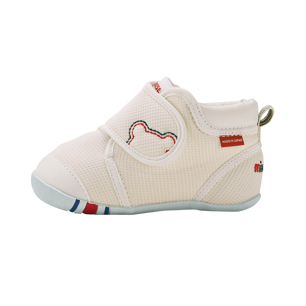 mikihouse||新款舒适婴儿学步鞋 一段||白色 12.5cm | 亚米