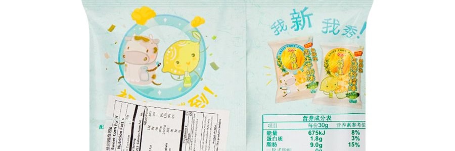 OISHI上好佳 田園泡 玉米口味 80g