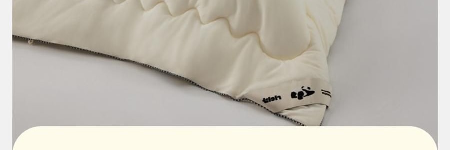 THE BEAST野獸派 家居熊貓嘭嘭針織棉被 春秋被加厚保暖冬被 200x230cm