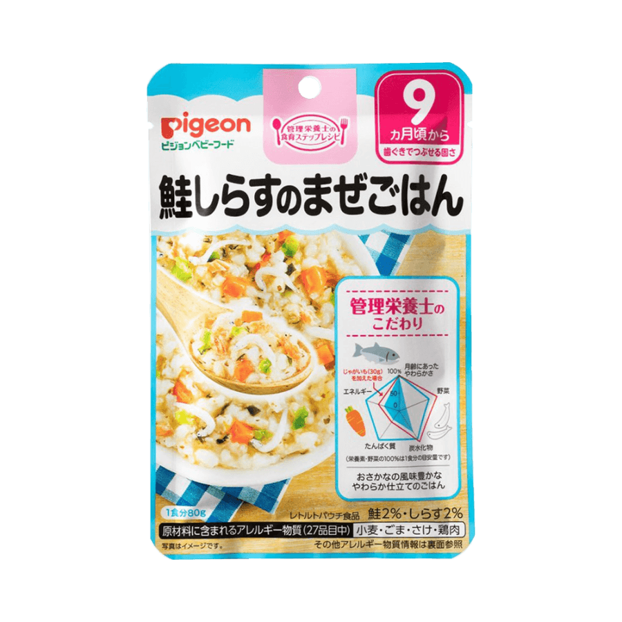 Rice Mix Of Salmon Shirasu 80g