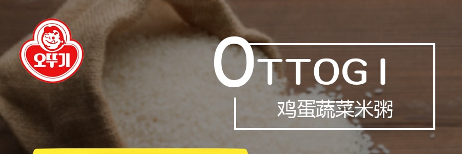 韩国OTTOGI不倒翁 营养美味鸡蛋蔬菜米粥 2分钟即食 285g