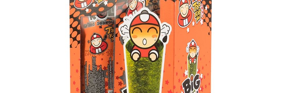 泰國小老闆 BIG ROLL經典紫菜捲 冬蔭功味 9條入【網紅零食】