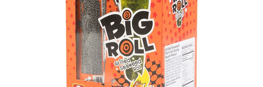 泰國小老闆 BIG ROLL經典紫菜捲 冬蔭功味 9條入【網紅零食】