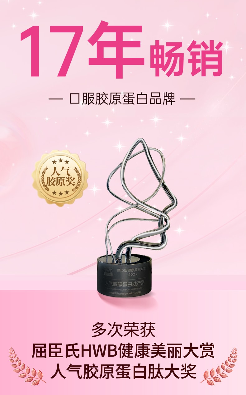 中國Lumi 6000mg膠原蛋白勝肽液態飲+100mg彈性蛋白勝肽 提拉抗老 重塑嘭彈少女肌 25ml*3支入 新包裝
