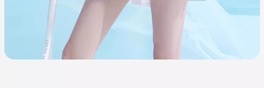 小野和子 修身防晒衣 防晒服 修身小蛮腰设计宽松上衣 连帽款 冰雾粉 S码