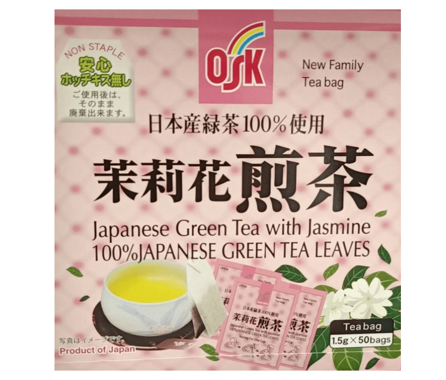 【马来西亚直邮】日本 OSK 茉莉花煎茶茶包 1.5g x 50bags