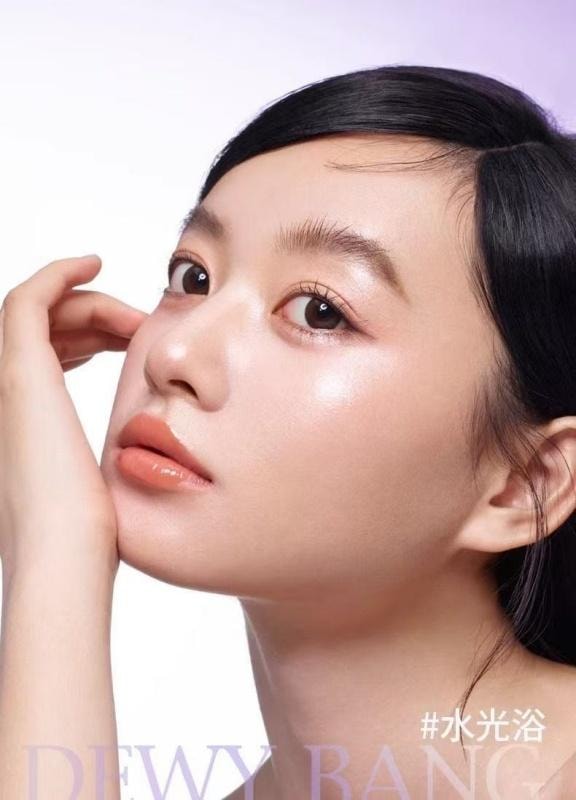 Powder blusher high gloss cream stereoscopic brightening water light explosion flash 03 Powder Light Bath 1 piece