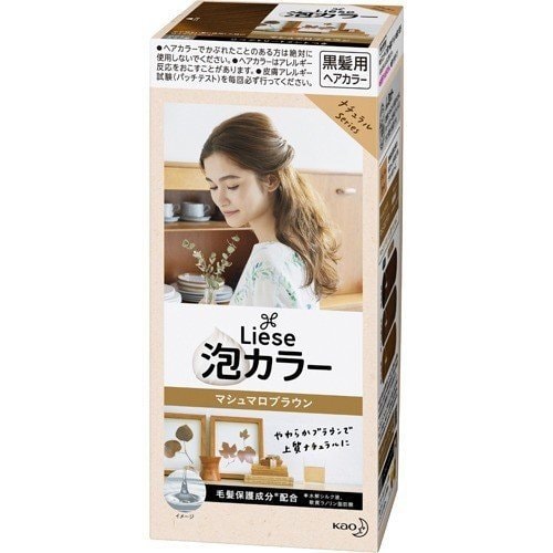 日本KAO花王 LIESE PRETTIA 泡沫染髮劑 #棉花糖棕色 108ml