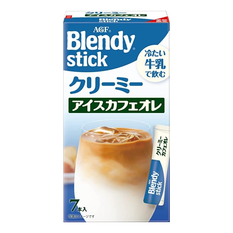 【日本直郵】日本AGF 冷牛奶直沖 咖啡拿鐵 7袋裝 已更新包裝