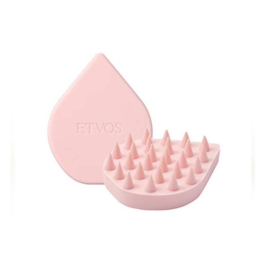 【日本直郵】ETVOS頭皮按摩梳 水滴輕巧軟齒梳 促進血液循環 清潔護理疏通 1把 粉紅色 cosme大賞受賞