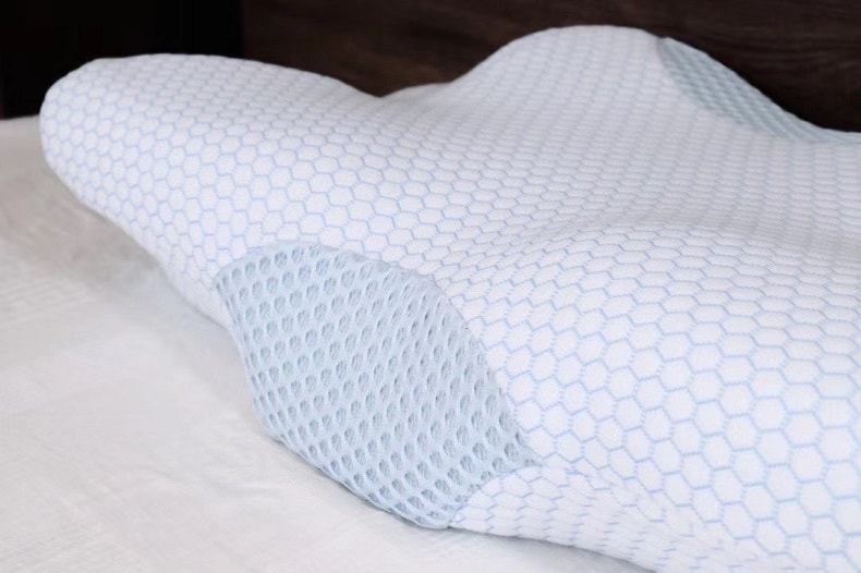 BECWARE 高級零感助眠枕 日式頸椎護理枕頭 白色 1件入