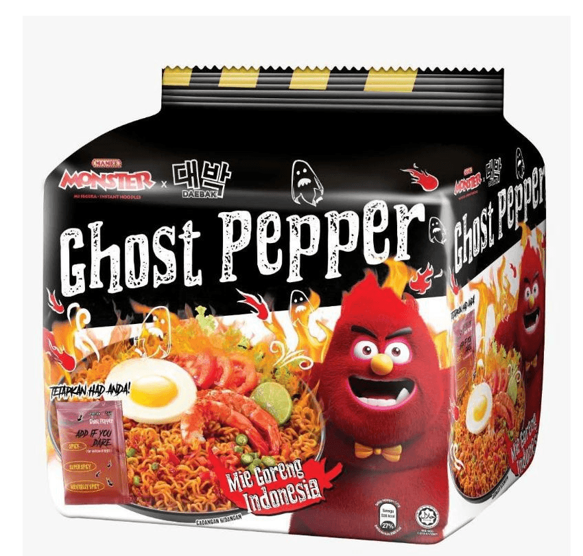 Ghost Pepper Noodle - Mi Goreng Indonesia 4packs