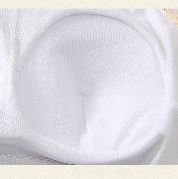 【中国直邮】 亦美珊 显瘦国风纯欲风新中式泳衣 荷花粉色L码