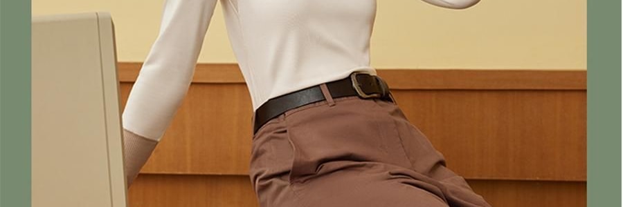 BENEUNDER蕉下 女士中暖肌底內衣套裝 滑雪服內膽 霧卡其 S