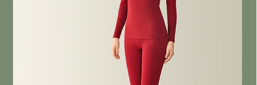 BENEUNDER蕉下 女士中暖肌底內衣套裝 滑雪服內膽 霧卡其 S