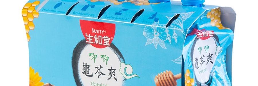 生和堂 唧唧龜苓爽 特濃蜂蜜味 5袋入 1265g