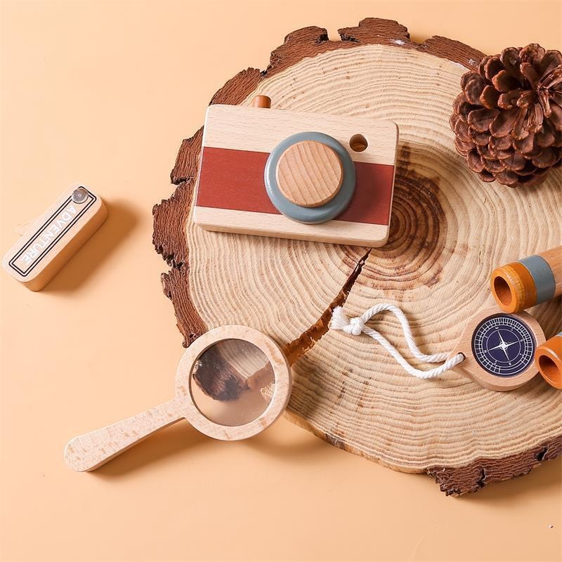 【中國直郵】 FOXTAIL 兒童過家家木質玩具 益智 親子 多功能 寶寶 仿真餐廚套裝 環保-咖啡機 1套*|預計到達時間3-4週