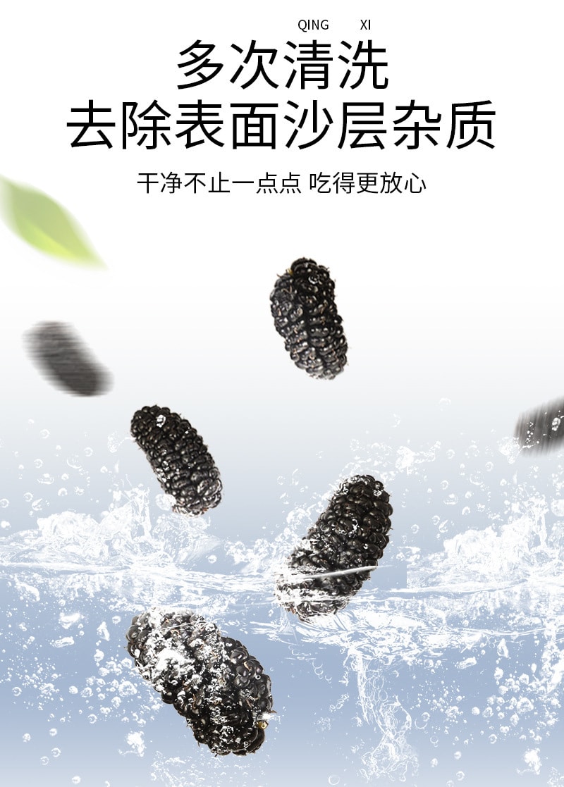 中国 众智 新疆特级头茬大黑桑葚干 养生袋泡茶 泡水 即食 均可 分装 8克*15袋 120克