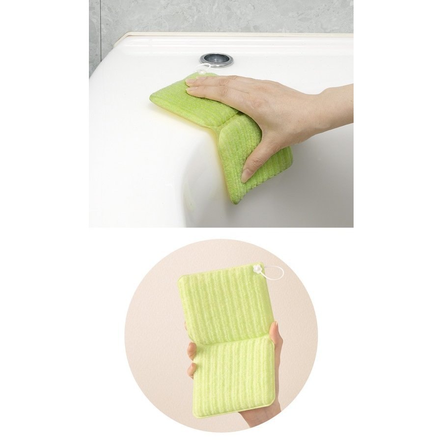 【日本直邮】SANKO 日本 清洁污渍浴缸棉布快速去污 速干 1块