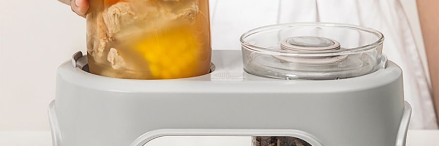 A500 Casserole en verre et support, compatible avec le cuiseur vapeur G55/G56/G56A