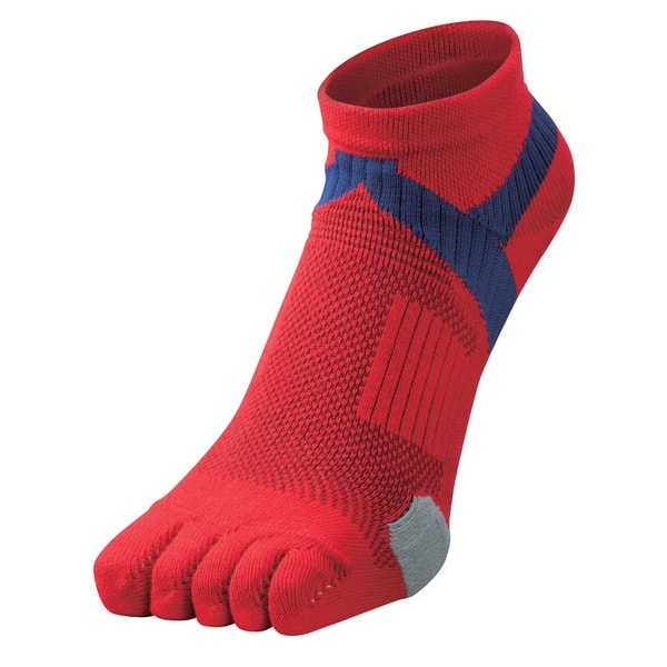 X10 Five-Toe Titanium Sock (Sock King) Red&amp;Navy  9.5-10.5" 25-27cm