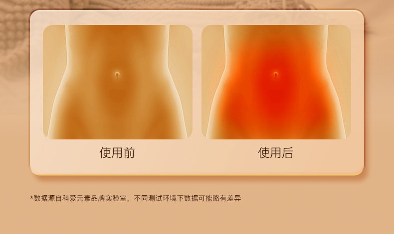 【中國直郵】科愛元素  腹部按摩器促進腸蠕動自動揉腹加熱按摩小懸壺砭石揉腹儀  白色