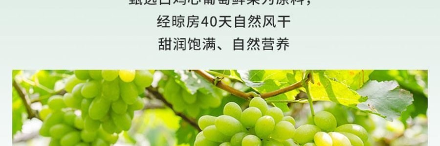 维汉 绿香妃葡萄干 310g【甜润饱满】【健康0添加】【山姆超市同款】
