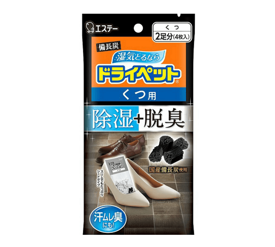 日本 ST 长炭鞋子除湿除臭剂 2pairs